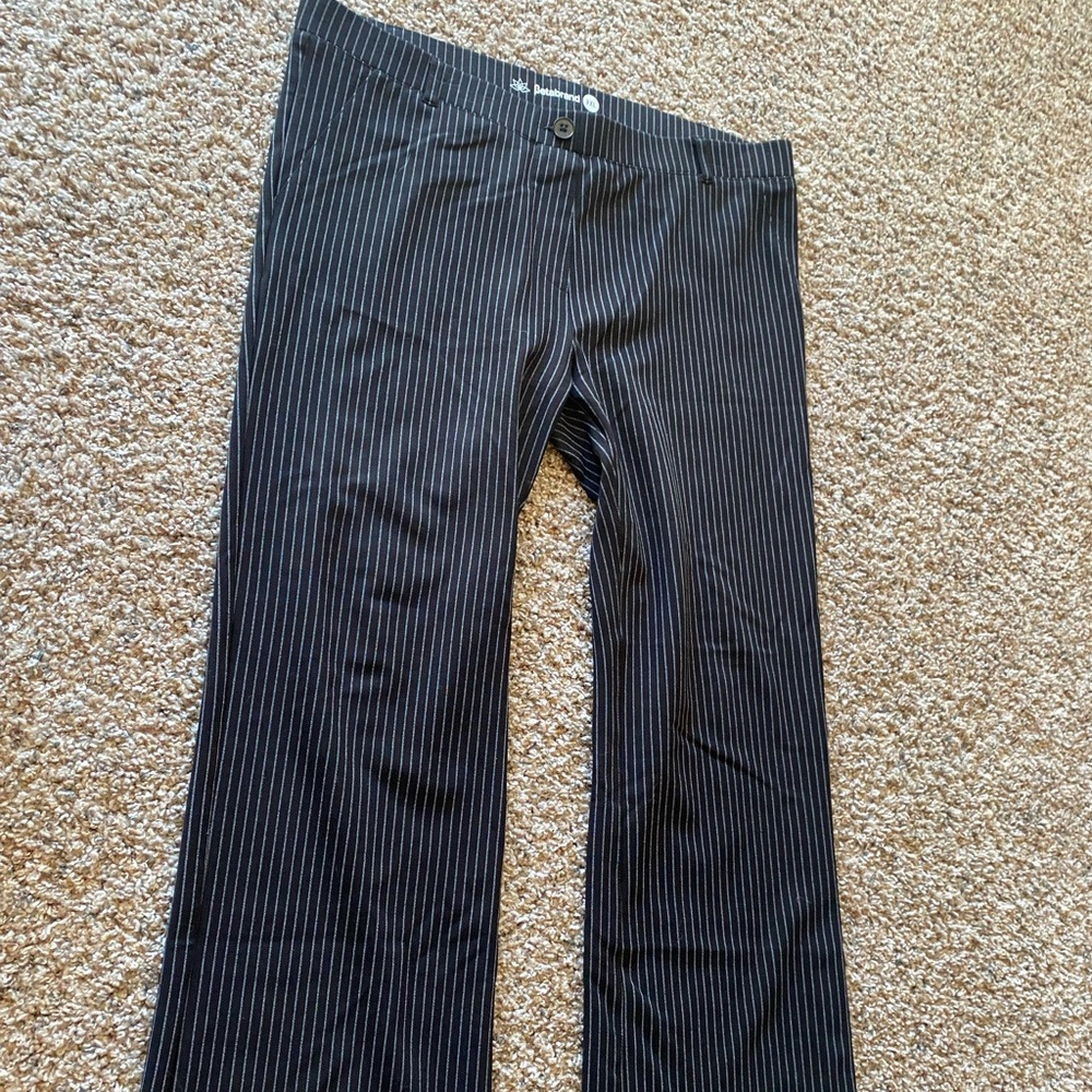 Betabrand pinstripe pants